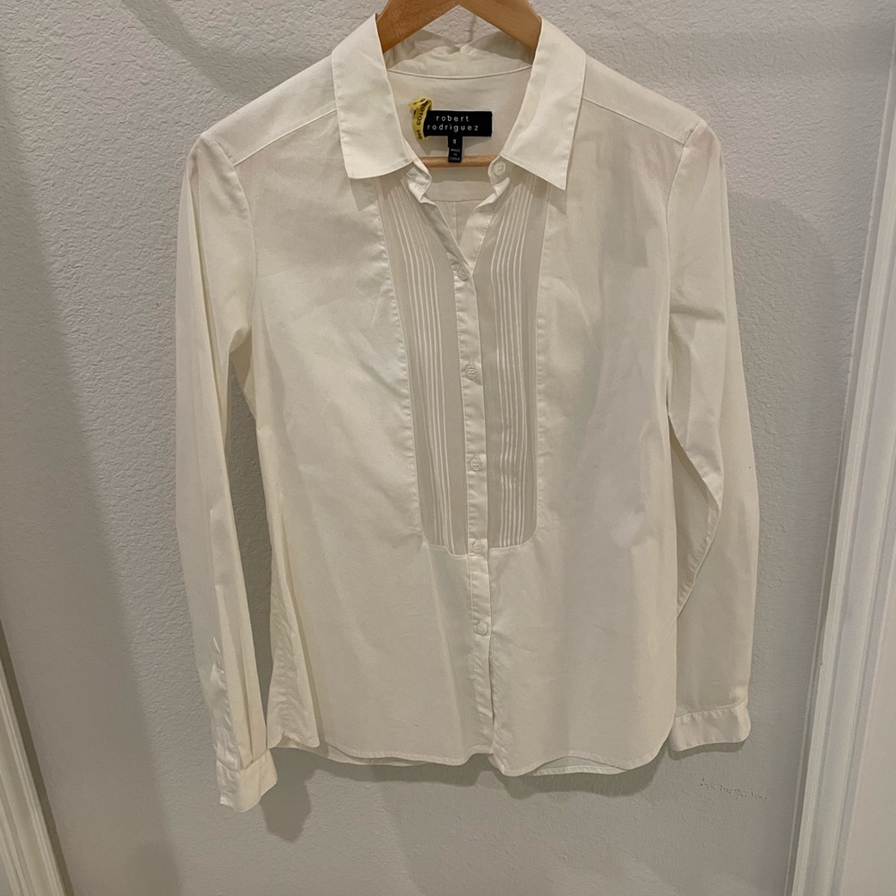 Robert Rodriguez Woman’s Blouse White Size 8